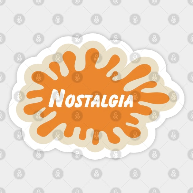 Nostalgia Nickelodeon Sticker by Shit Post Hero